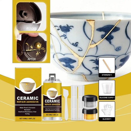 Kintsugi repair kit gold - kintsugi,